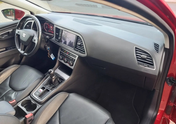 Seat Leon cena 54900 przebieg: 102000, rok produkcji 2018 z Czarnków małe 497